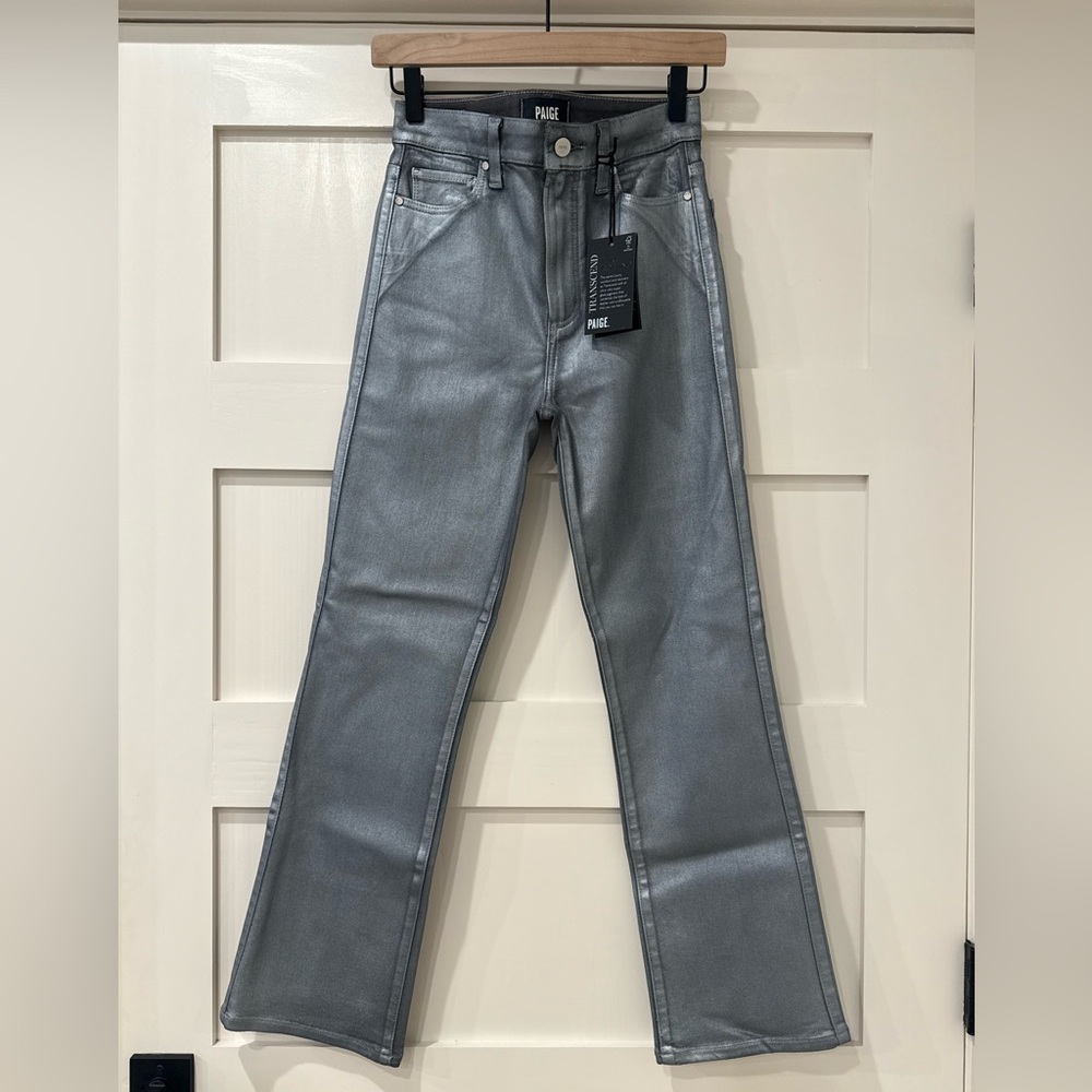 PAIGE metallic coated jeans